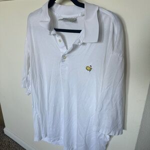 Vintage White Masters Golf Polo - Augusta National Golf Shop - Men's XL